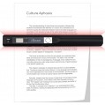 Wireless Portable Scanner Mini Wand HD Color iScan A4 JPG PDF TF Card