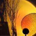 Sunset Lamp Επιτραπέζιο Φωτιστικό Προβολής ηλιοβασίλεμα OEM YD-009 - Μαύρο