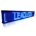 Πινακίδα LED κυλιόμενων μηνυμάτων 100x20 cm μπλέ