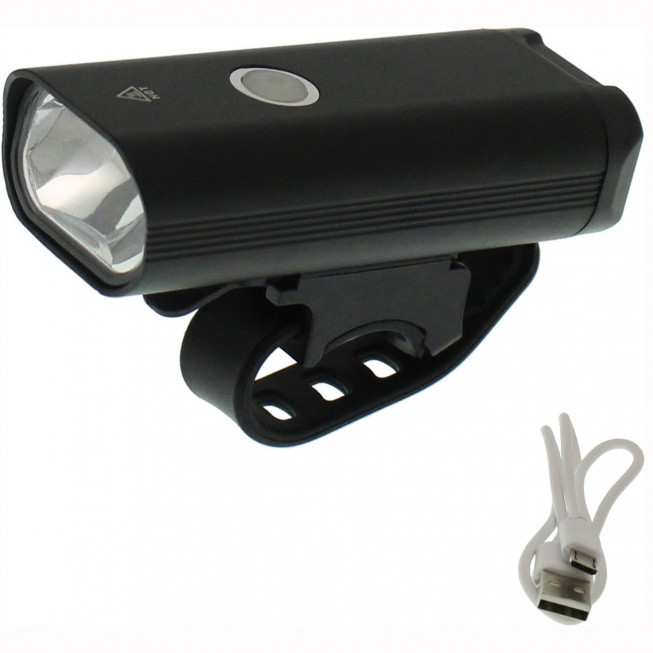 Επαναφορτιζόμενος Φακός LED Ποδηλάτου USB 400LM IPX6 μαύρος STVZO OEM