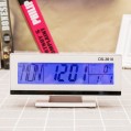 Ρολόι Ξυπνητήρι Με Αισθητήρα Ήχου LCD Οθόνη Και Ένδειξη Θερμοκρασίας – OEM DS-3618