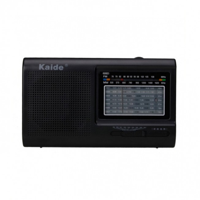 Φορητό αναλογικό ραδιόφωνο (9 band) AM/FM/TV/SW1-7 Μπαταρίας/Ρεύματος-Kaide KK-2005A