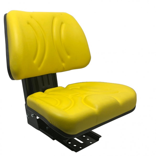 Κάθισμα χωρίς μπράτσα ίσια & λοξή βάση (κίτρινο)