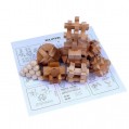 Ξύλινα Παραδοσιακά Κινέζικα Παιχνίδια – Παζλ σε 9 Σχέδια IQ Collection Busters