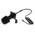 Πυκνωτικό μικρόφωνο με βάση αράχνη, αφρώδες αντιανέμιο και XLR υποδοχή μαύρο με ασημί BM800 OEM